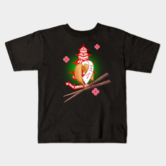 Fortune cookie Kids T-Shirt by Chillateez 